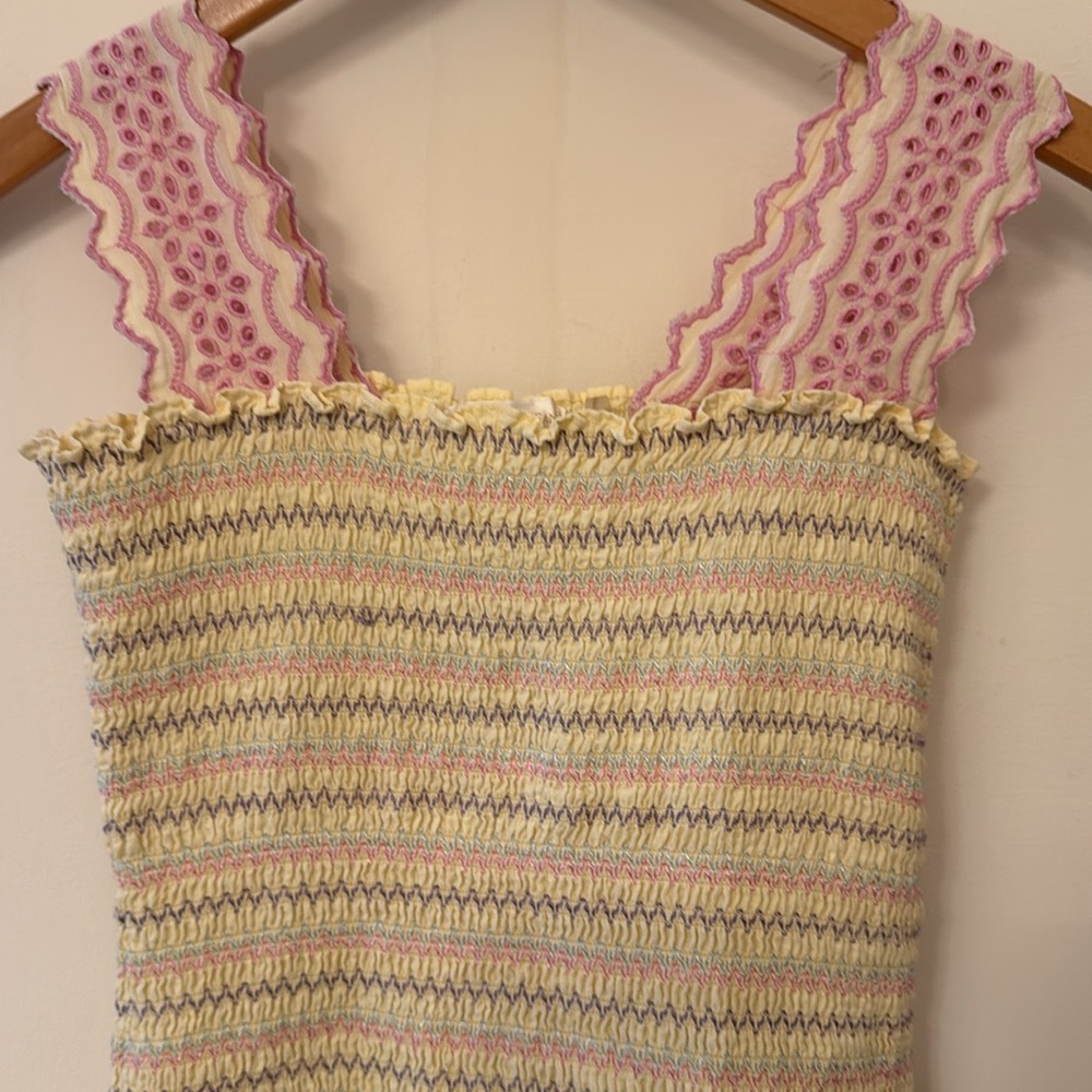 LoveShackFancy Jax Smocked Dress - Picture 2 of 5
